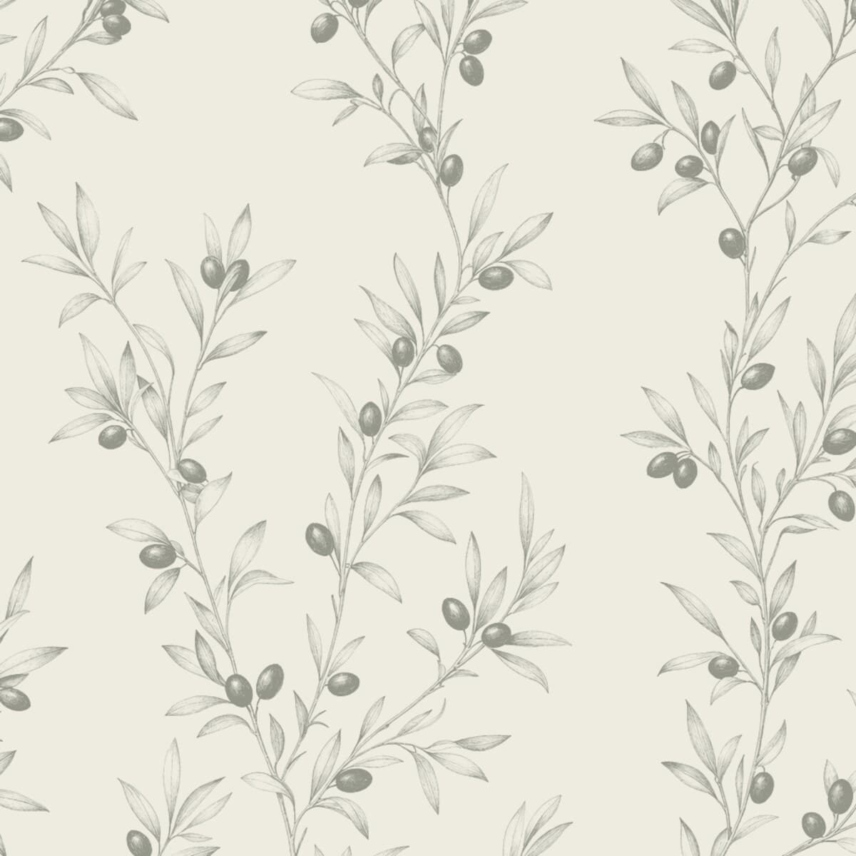 Olive Grove, printed in Swiss Coffee