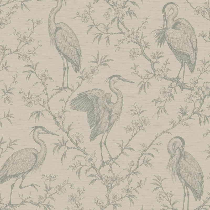 Heron & Sprig in Accessible Beige