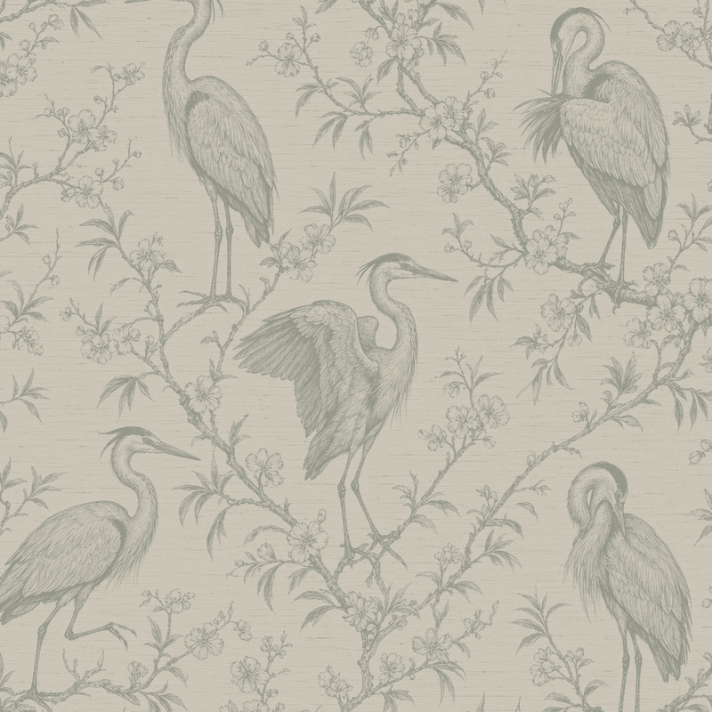 Heron & Sprig in Revere Pewter